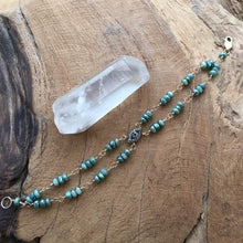 Load image into Gallery viewer, Pave Diamond Evil Eye Bracelet | Mystic Green Moonstone | Bohemian | Gemstone