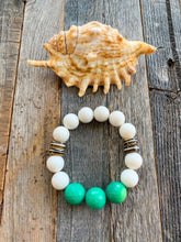 Load image into Gallery viewer, Chrysoprase Bracelet | Sponge Coral | African Trade Beads | Gemstone | Beach Style | Bohemian