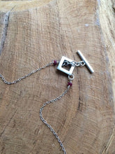 Load image into Gallery viewer, Genuine Ruby Necklace | Sterling Silver Chain | Bohemian | Gemstone | Root Chakra