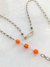 Load image into Gallery viewer, Turquoise Pendant Necklace | Carnelian | Labradorite | Sterling Silver | Bohemian | Gemstone Necklace | Beach Style