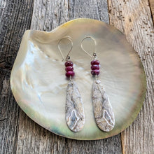 Load image into Gallery viewer, Laguna Lace Jasper Earrings | Mystic Moonstone | Sterling Silver | Bohemian | Gemstone Earrings