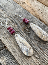 Load image into Gallery viewer, Laguna Lace Jasper Earrings | Mystic Moonstone | Sterling Silver | Bohemian | Gemstone Earrings