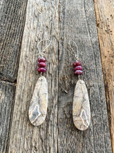 Load image into Gallery viewer, Laguna Lace Jasper Earrings | Mystic Moonstone | Sterling Silver | Bohemian | Gemstone Earrings