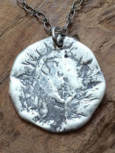 Load image into Gallery viewer, Thai Karen Hill Tribe Silver Necklace | Silver Moon Necklace | Pearl Chalcedony | Genuine Ruby | Bohemian | Gemstone