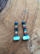 Load image into Gallery viewer, Gemstone Earrings / Peruvian Opal Earrings / Chrysocolla Earrings / Labradorite Earrings / Moonstone Earrings
