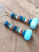 Load image into Gallery viewer, Gemstone Earrings / Peruvian Opal Earrings / Chrysocolla Earrings / Labradorite Earrings / Moonstone Earrings
