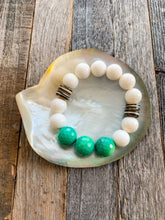 Load image into Gallery viewer, Chrysoprase Bracelet | Sponge Coral | African Trade Beads | Gemstone | Beach Style | Bohemian

