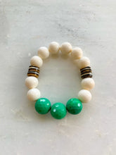 Load image into Gallery viewer, Chrysoprase Bracelet | Sponge Coral | African Trade Beads | Gemstone | Beach Style | Bohemian
